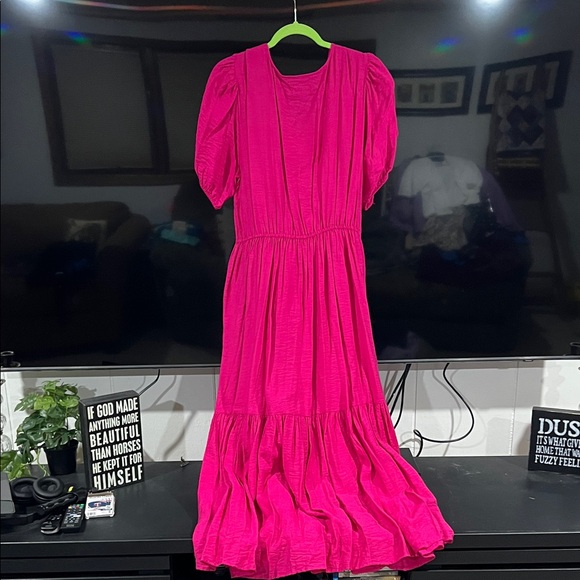Simply Vera Vera Wang Fuchsia Maxi Dress - Picture 4 of 6